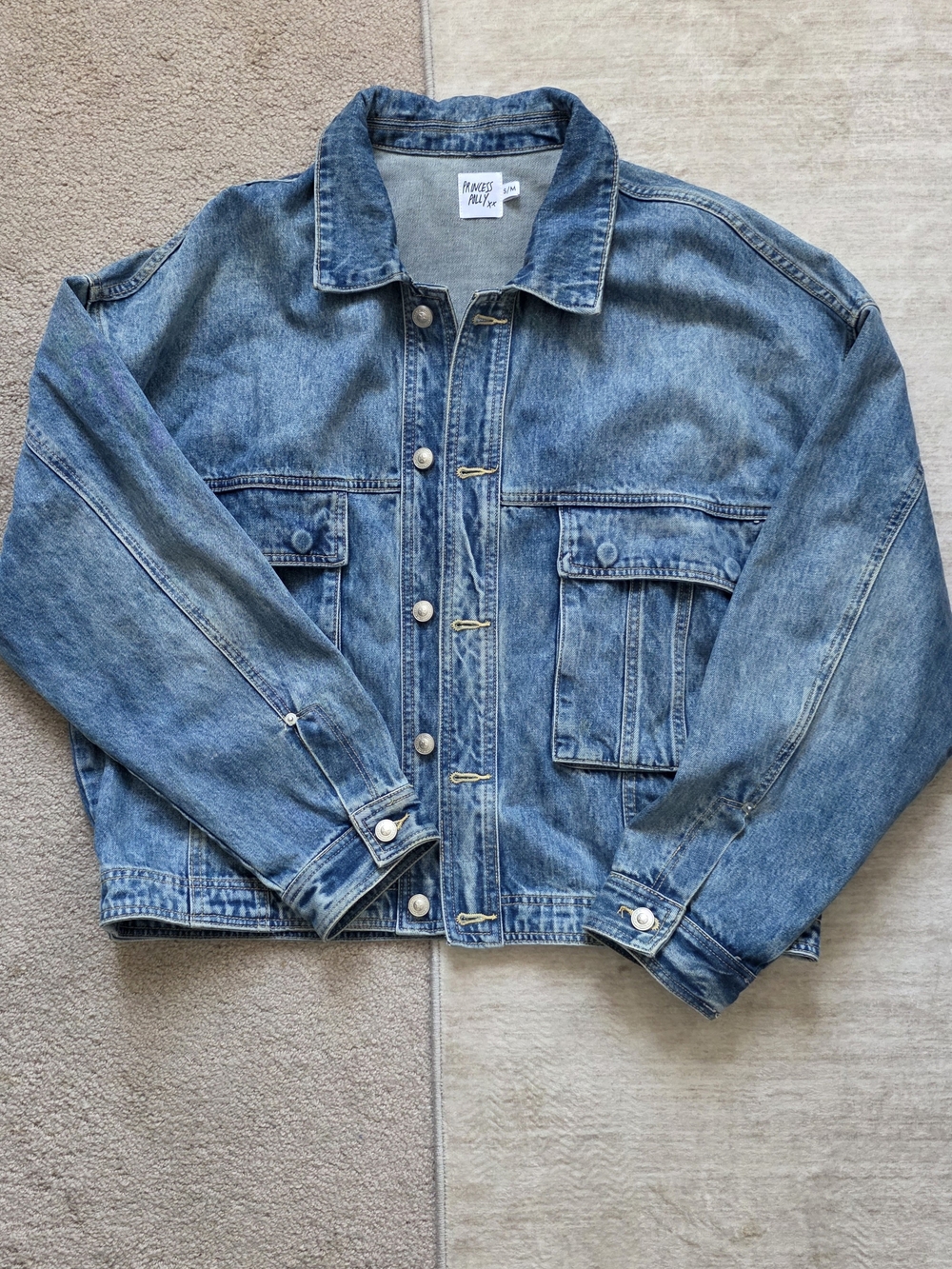 Princess Polly Light Blue Denim Jacket
